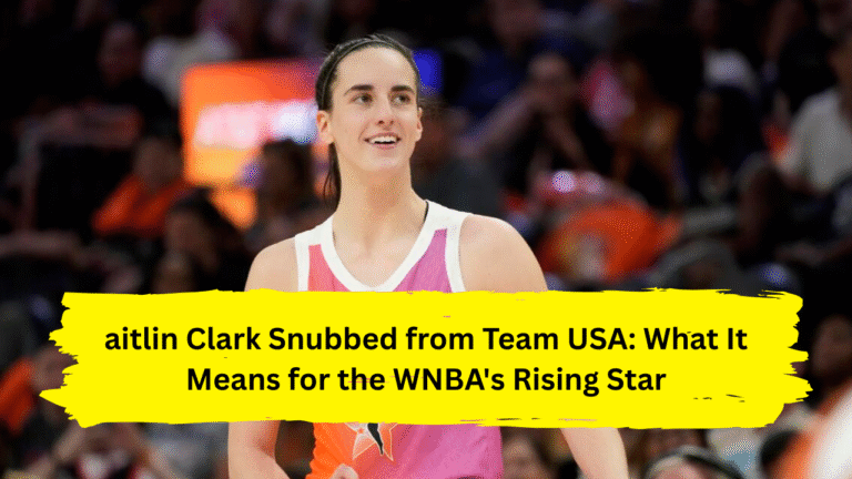 Caitlin Clark Snubbed from Team USA