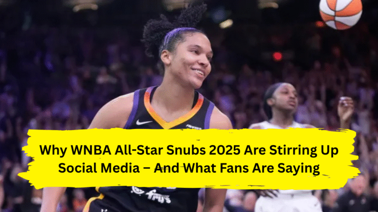 WNBA All-Star Snubs 2025