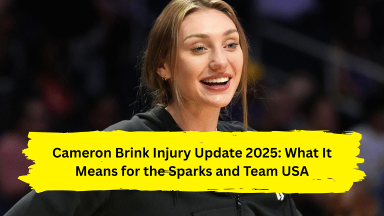 Cameron Brink Injury Update 2025: What It Means for the Sparks and Team USA