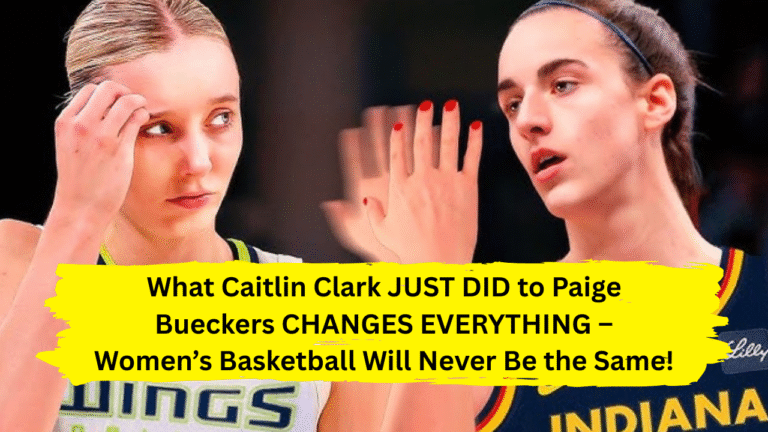 What Caitlin Clark JUST DID to Paige Bueckers CHANGES EVERYTHING – Women’s Basketball Will Never Be the Same!