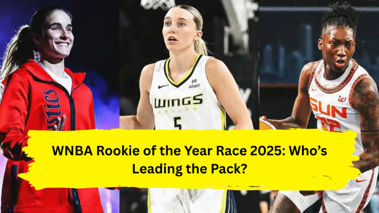 WNBA Rookie of the Year race 2025