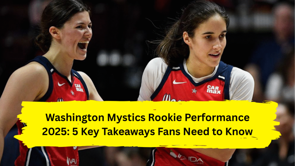 Washington Mystics rookie performance 2025