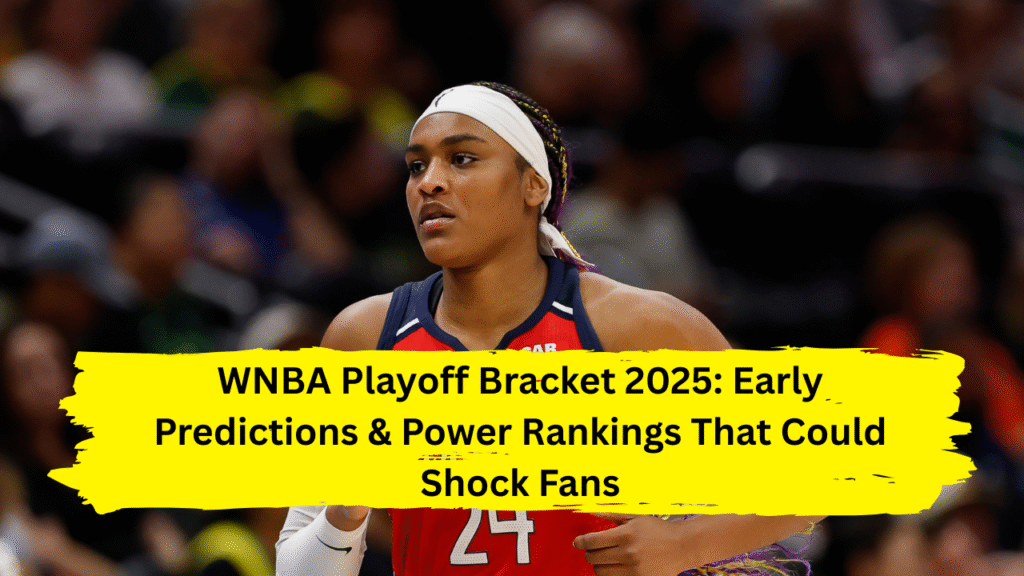 WNBA playoff bracket 2025