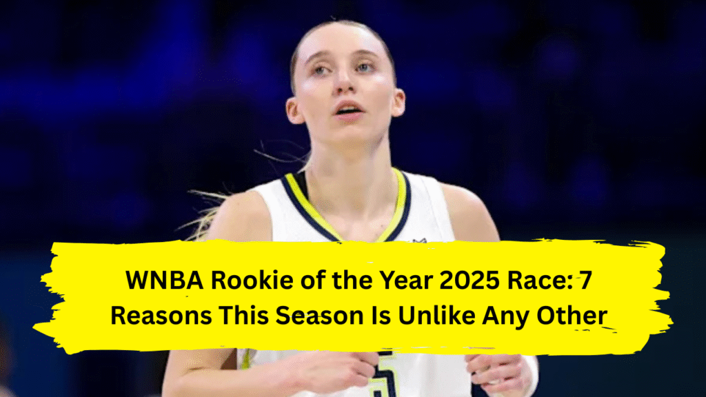 WNBA Rookie of the Year 2025 race