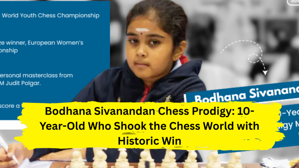 Bodhana Sivanandan chess prodigy