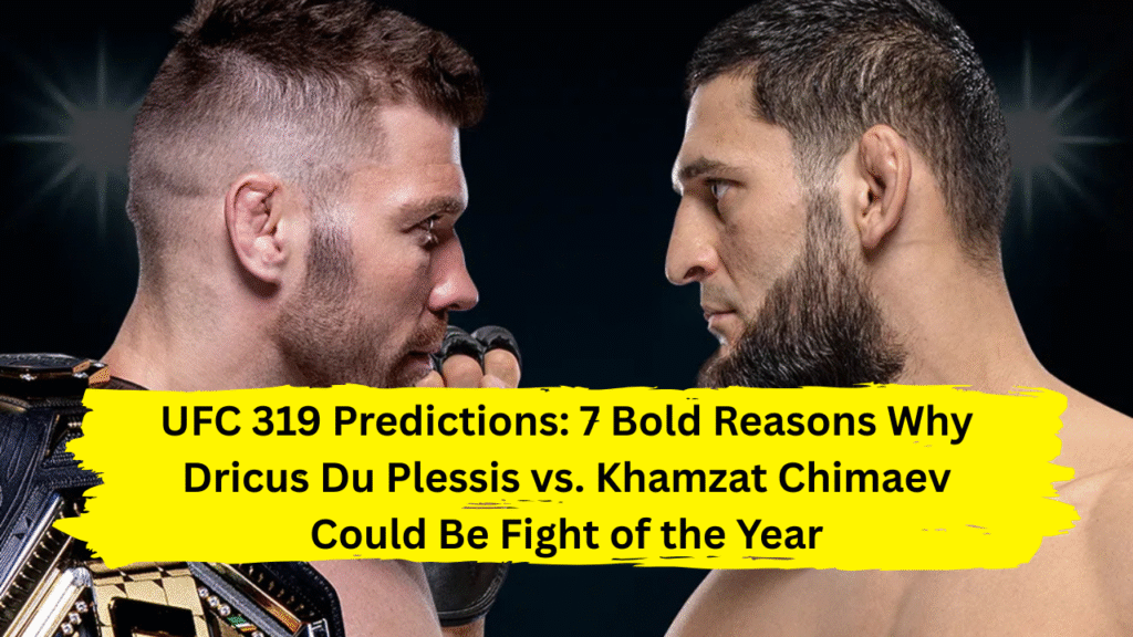 UFC 319 Predictions