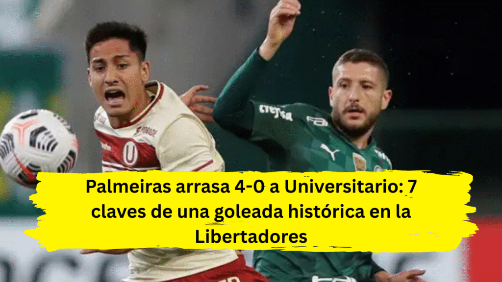 Palmeiras arrasa 4-0 a Universitario