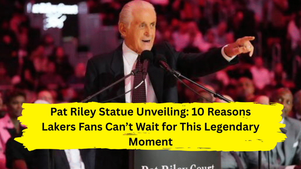 Pat Riley statue unveiling