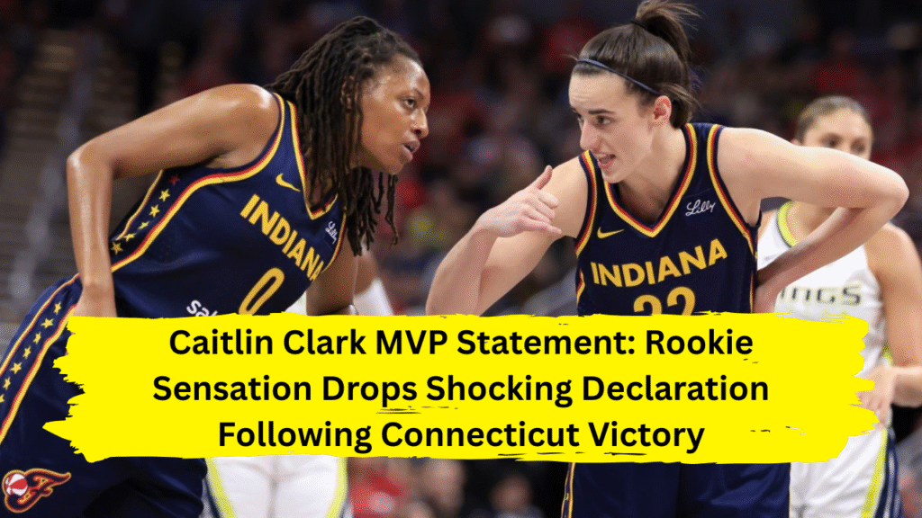 Caitlin Clark MVP statement