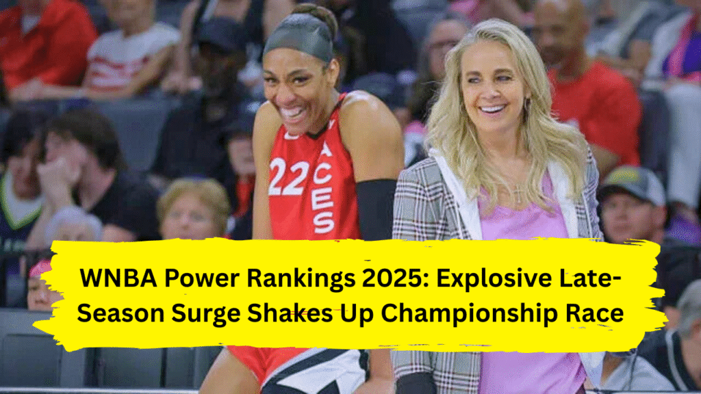 WNBA power rankings 2025