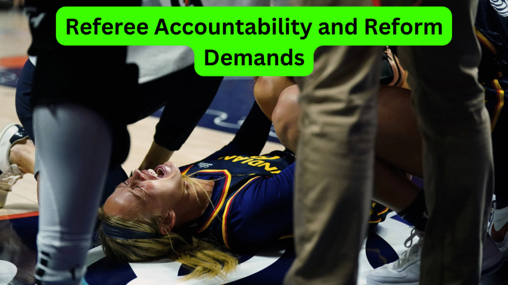 WNBA referee criticism controversy