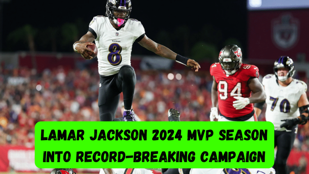 Lamar Jackson 2024 MVP season predictions