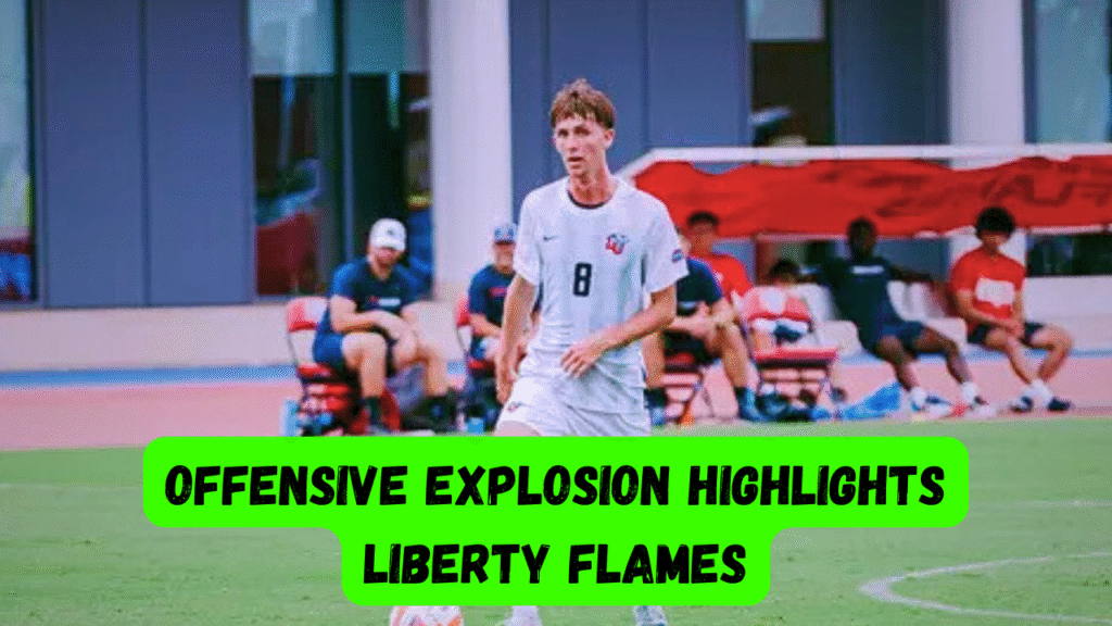 Liberty Flames soccer season opener Liberty Flames soccer season opener