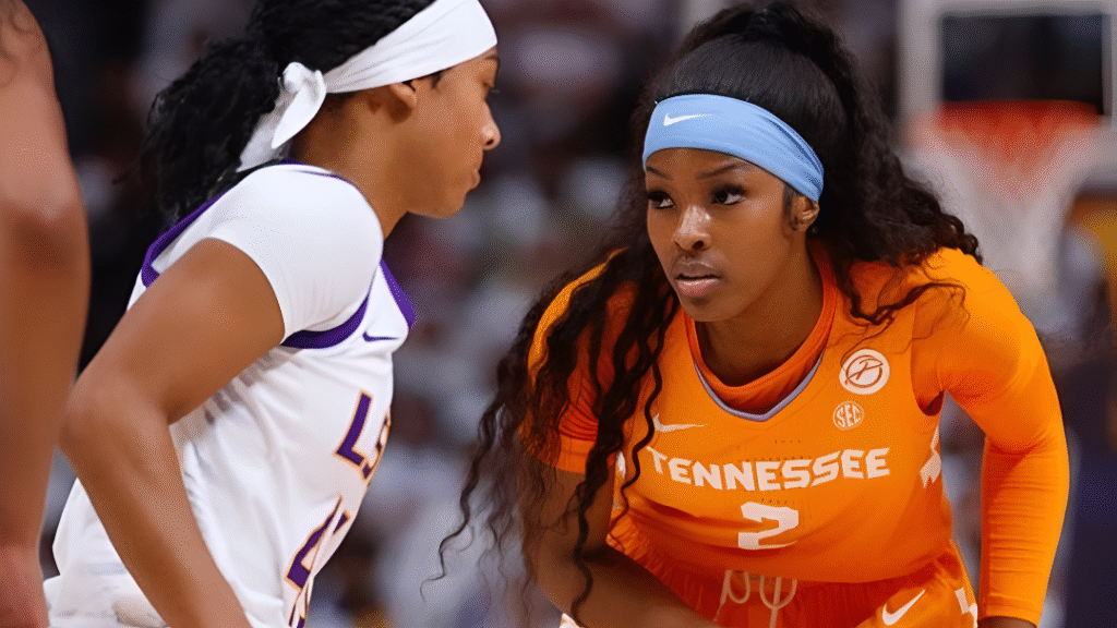 Rickea Jackson (ankle) headed to locker room Tuesday