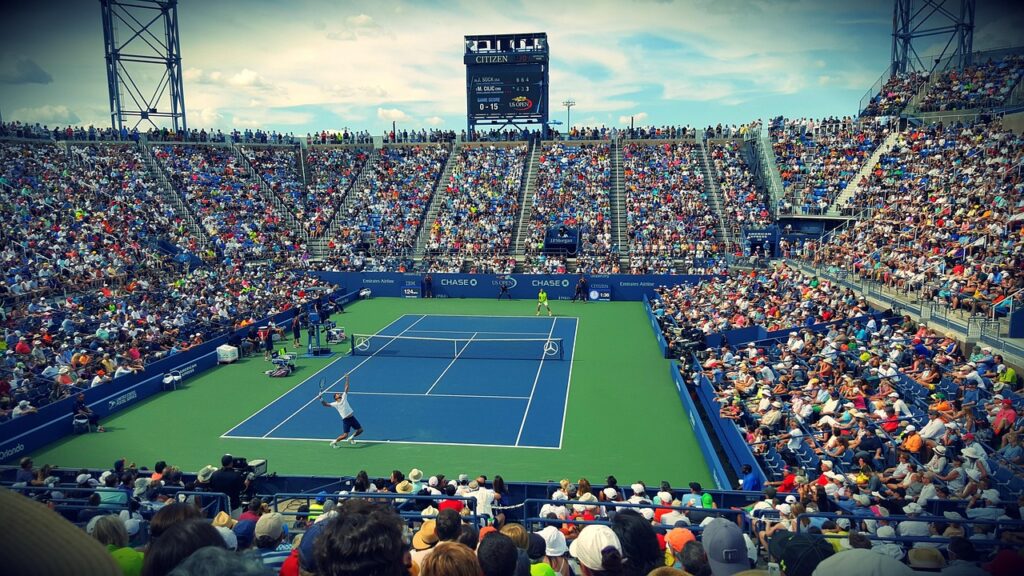 US Open atmosphere chaos