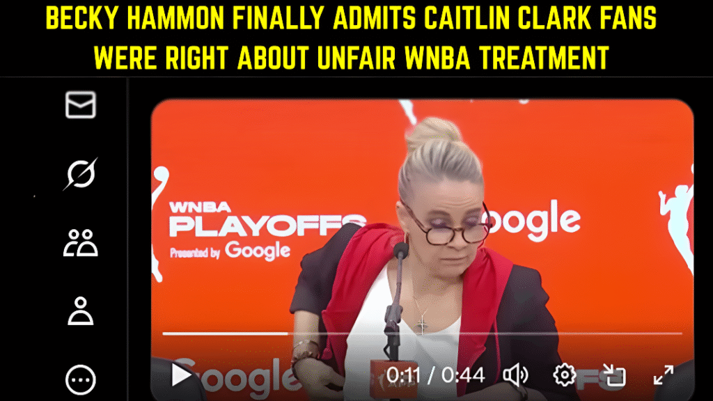 Becky Hammon Caitlin Clark unfair treatment