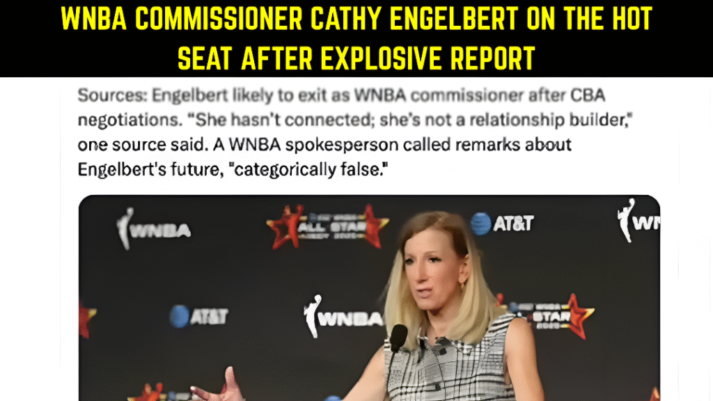 WNBA Commissioner Cathy Engelbert fired