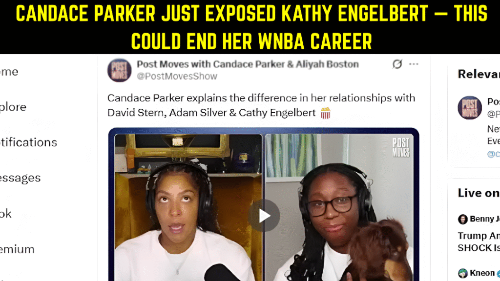 Candace Parker Kathy Engelbert WNBA