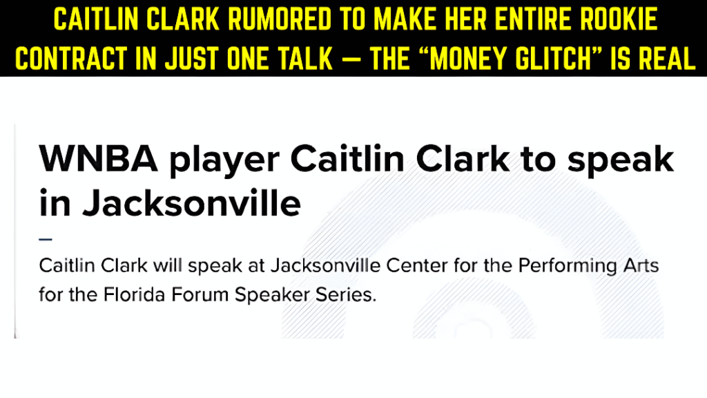 Caitlin Clark speaking event earnings