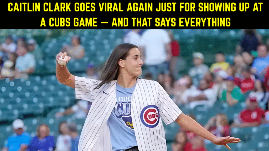 Caitlin Clark Cubs Game