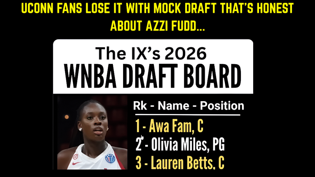 Azzi Fudd draft stock