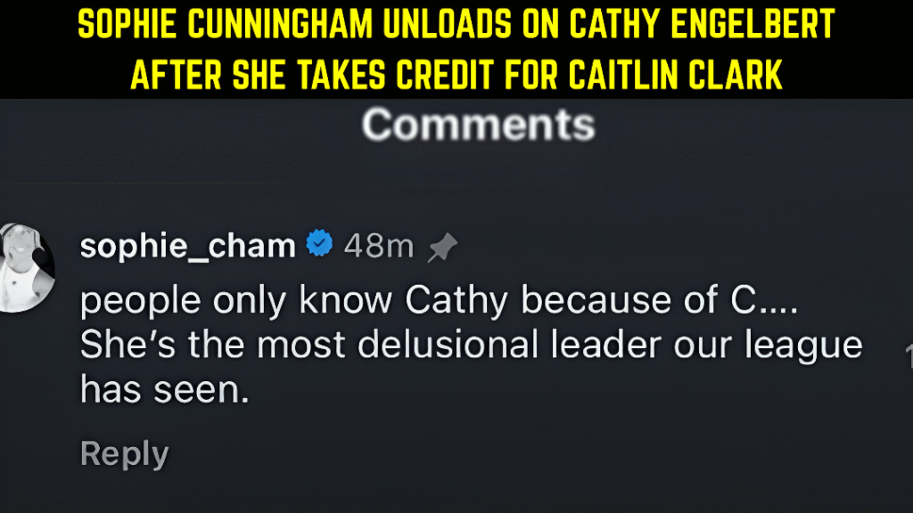 Sophie Cunningham unloads on Cathy Engelbert