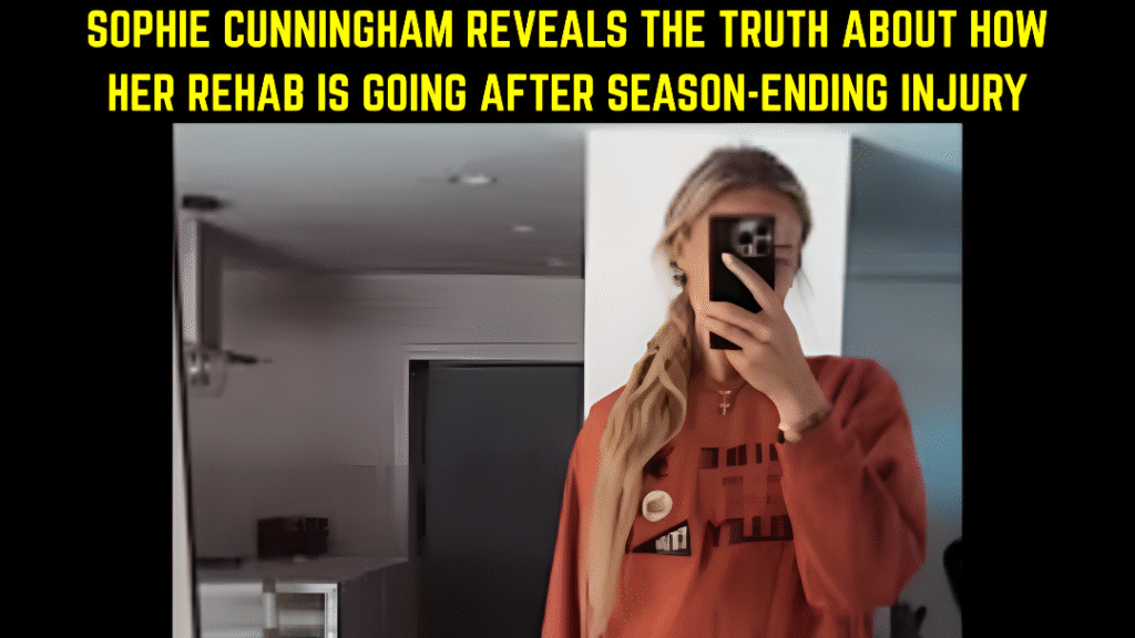 Sophie Cunningham injury rehab update
