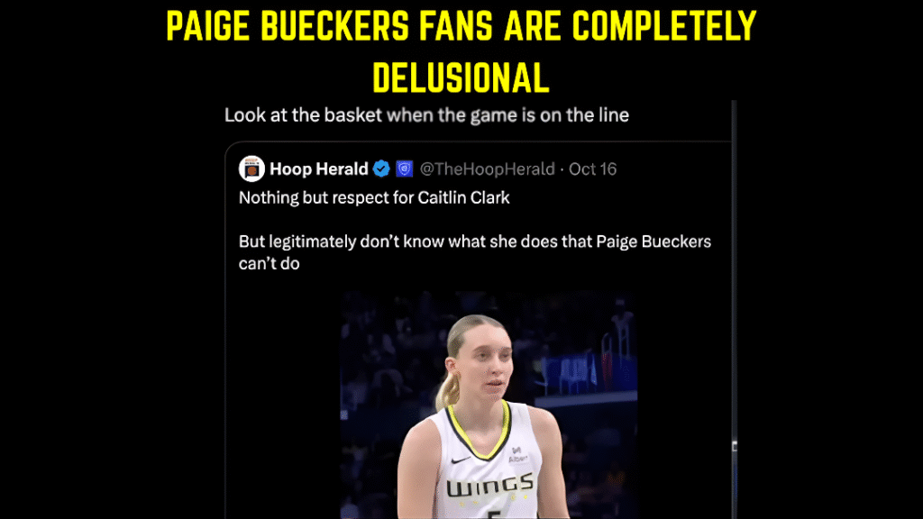Paige Bueckers fans are delusional