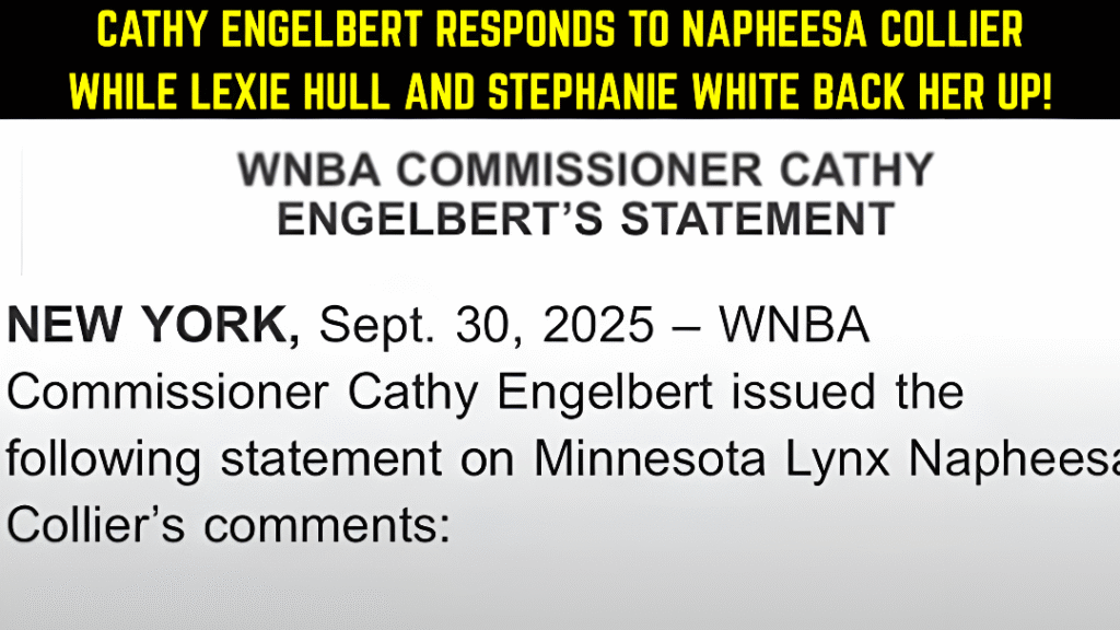 Cathy Engelbert responds to Napheesa Collier