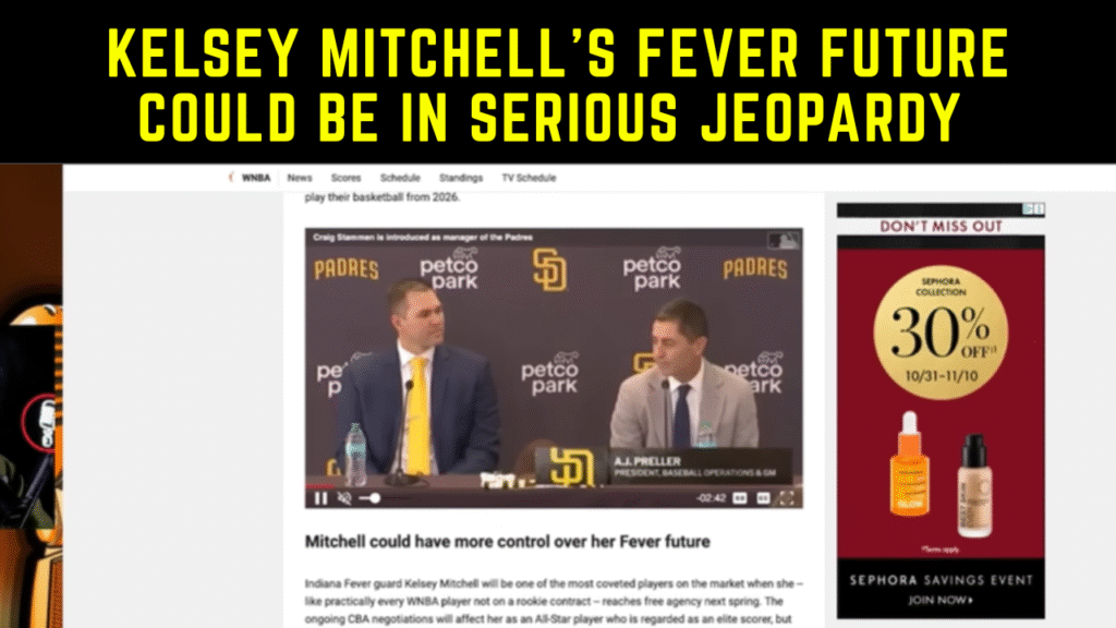 Kelsey Mitchell future with Indiana Fever