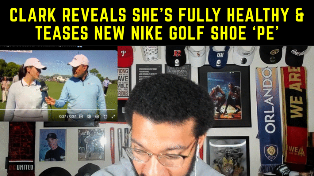 Caitlin Clark Nike Golf Shoe