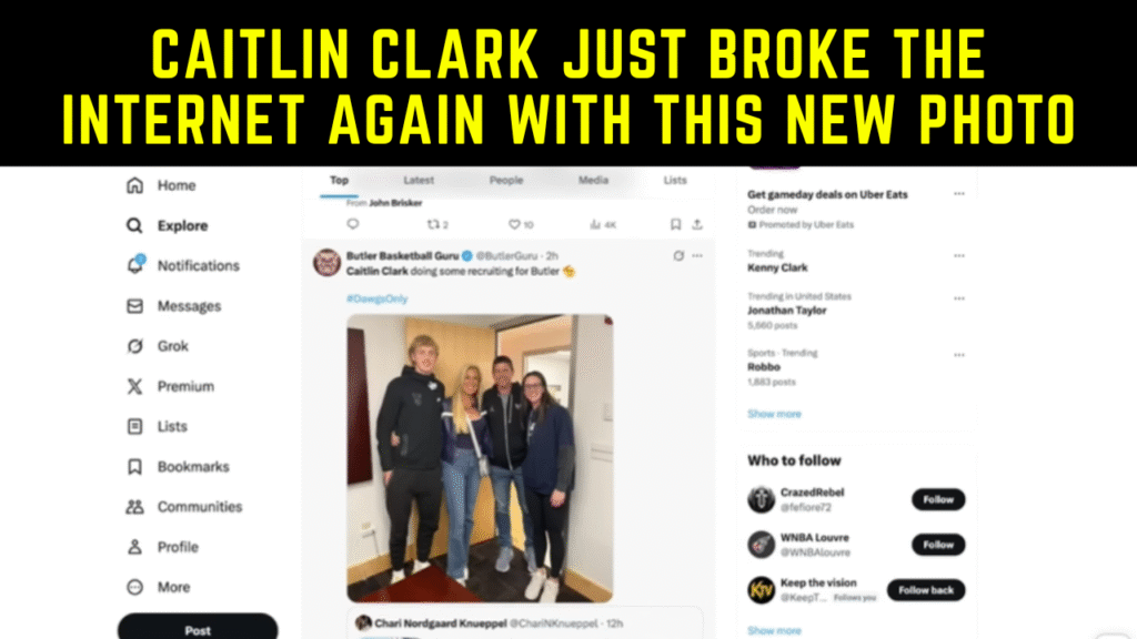 Caitlin Clark viral photo