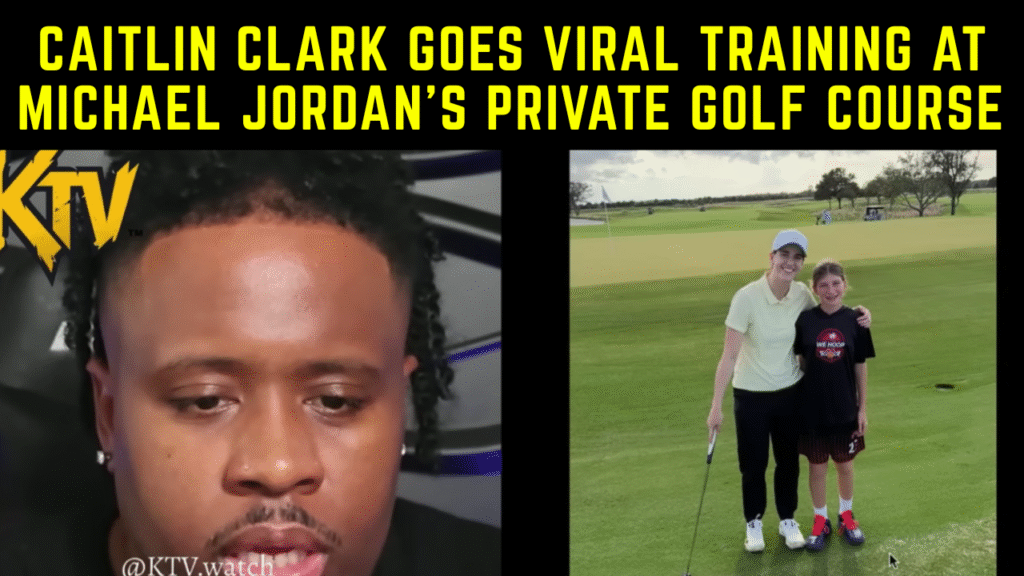 Caitlin Clark Michael Jordan golf