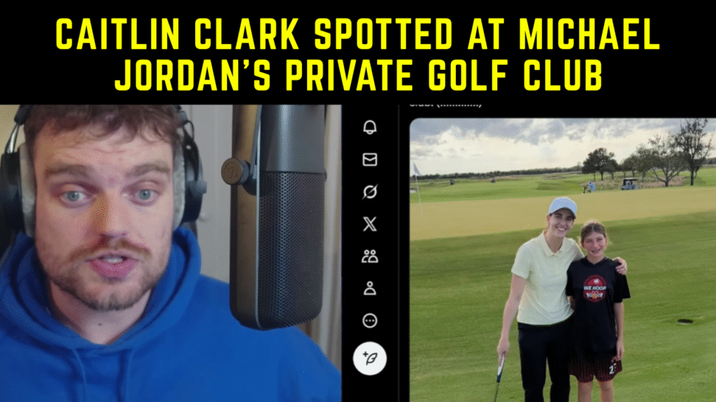 Caitlin Clark Michael Jordan golf club