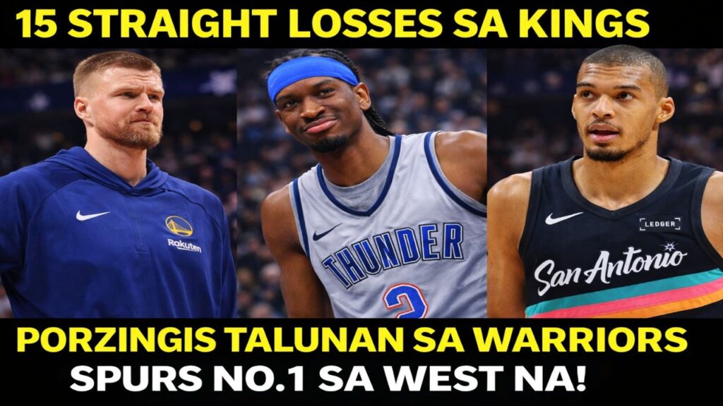 Spurs About to Steal No.1 Seed in the West?! Kings in Full Tank Mode & Porzingis Warriors Debut Shocker!