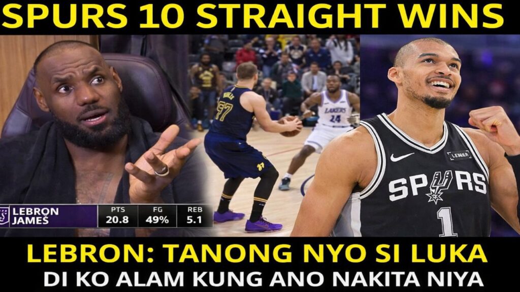 🔥 LeBron & Luka MISCOMMUNICATION Costs Lakers?! Spurs WIN 10 STRAIGHT 😱 | West Standings SHOCKER!