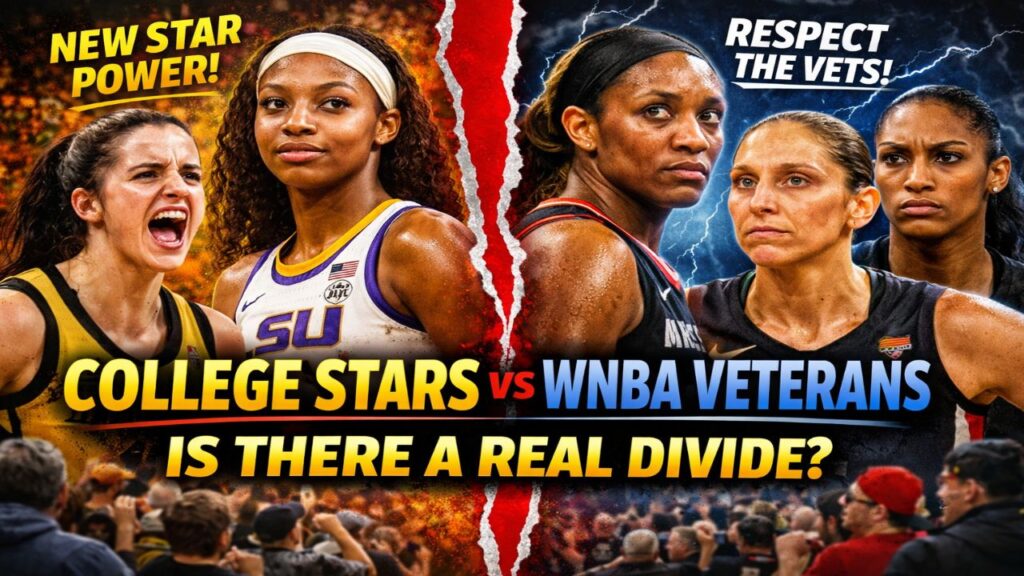 College Stars vs WNBA Veterans — The Tension Nobody Wants to Admit