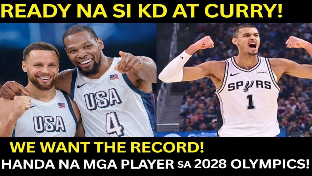 KD & Steph Target 2028 Olympics Comeback?! Wemby LOCKS DOWN Cade as Spurs Heat Up the West!