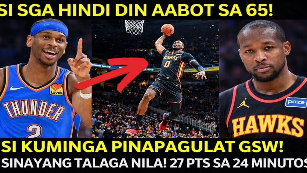 KUMINGA EXPLODES in Hawks Debut! 😱 SGA MVP DISASTER?! 65-Game Rule Could End His Season!