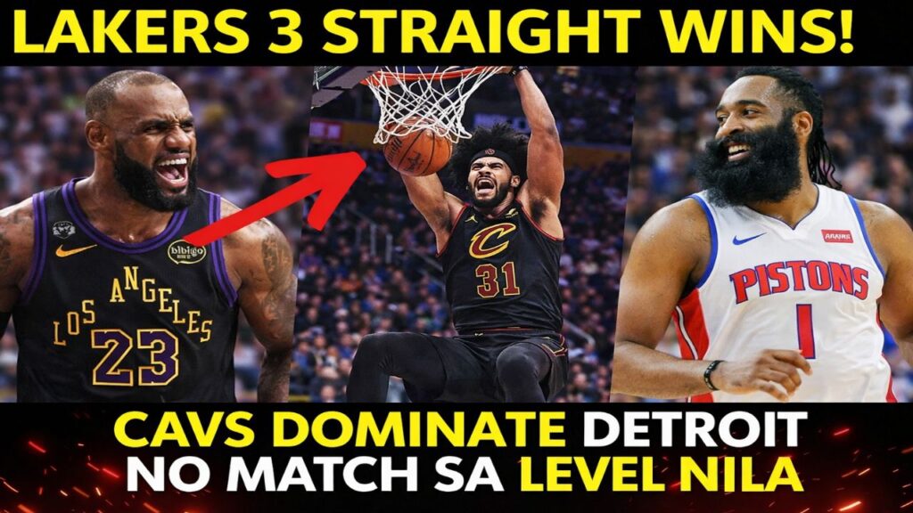 LAKERS 3RD STRAIGHT WIN! Luka & LeBron DOMINATE | Anthony Edwards DROPS 41 | Cavs HUMBLE Pistons!